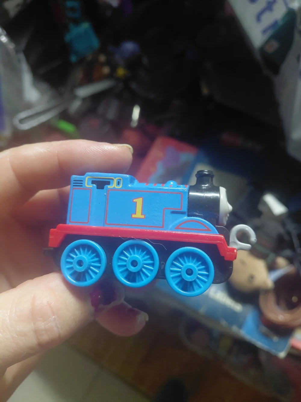Fisher-Price Thomas & Friends TrackMaster Push Along Thomas die-cast metal engin